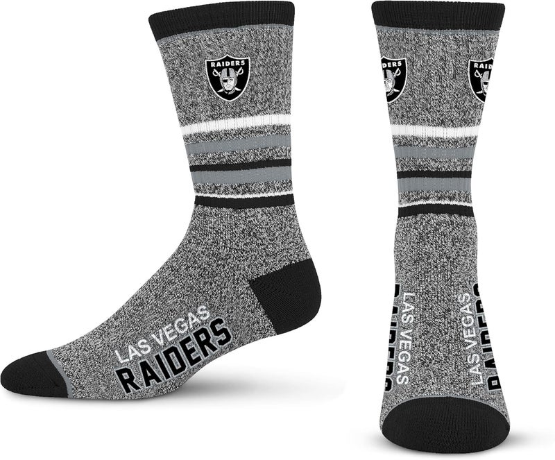 FBF Store For Bare Feet Men's NFL 5 Star Marbled Crew Sock, 1 Pair - Image 1